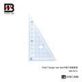 Office Stationery Measuring Triangular Plastic Ruler for School